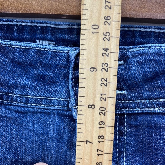 KUT from the Kloth Jeans Womens Size 10 Cuffed Cropped Straight Leg Dark Wash - Picture 7 of 14